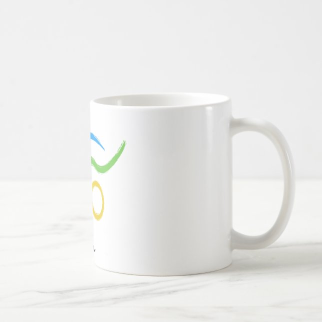 Triathlon logo coffee mug (Right)