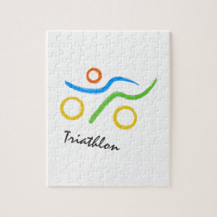 Triathlon logo jigsaw puzzle