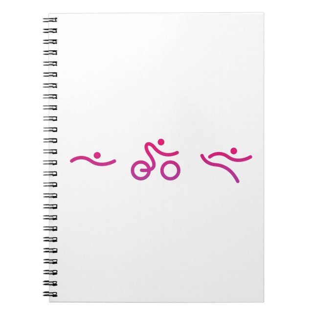 Triathlon logo notebook (Front)