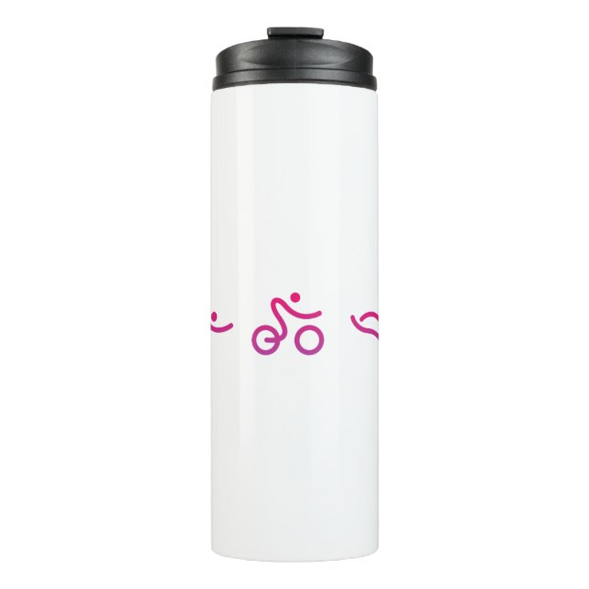 Triathlon logo thermal tumbler (Front)