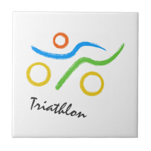 Triathlon logo tile