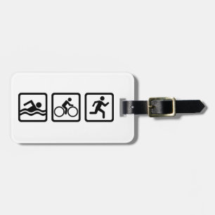 Triathlon Luggage Tag