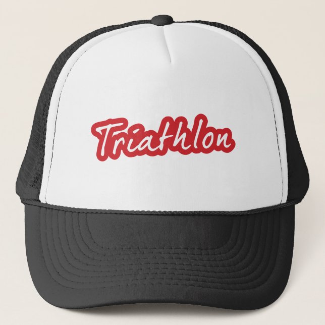 Triathlon Mania Trucker Hat (Front)