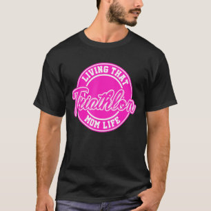 Triathlon Mode On Running Swimming Cycling Triathl T-Shirt