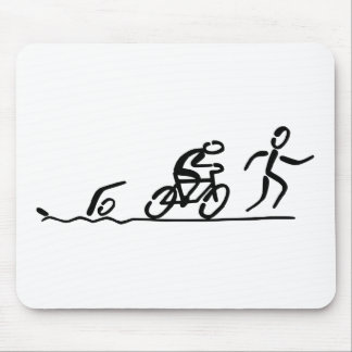 triathlon mouse pad