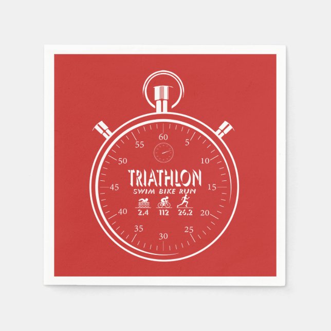 Triathlon Napkin (Front)