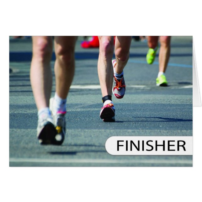 Triathlon or Running - Race Finisher (Front Horizontal)