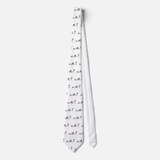 Triathlon Stick Figures Tie