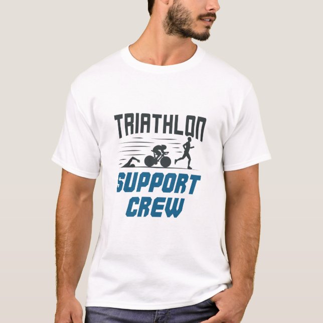 Triathlon Support Crew T-Shirt (Front)