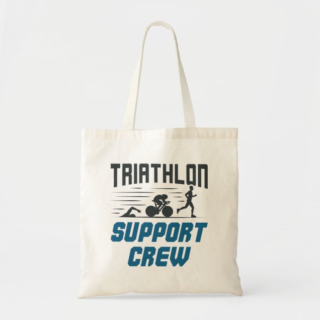 Triathlon Support Crew Tote Bag (Front)