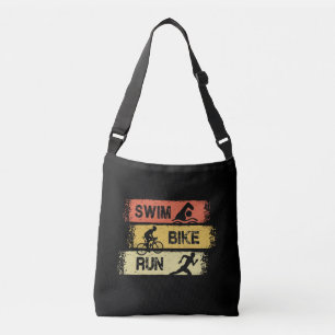 Triathlon - Swim Bike Run Crossbody Bag