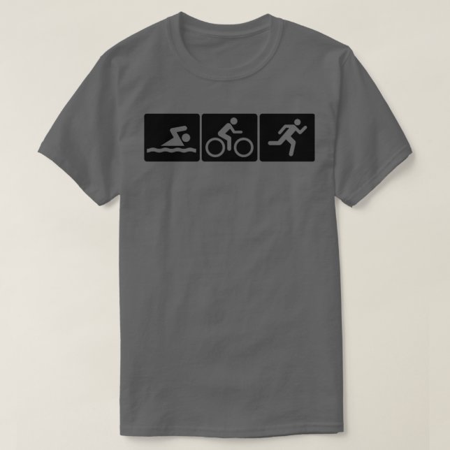 Triathlon Swim Bike Run Essential TShirt Classic T (Design Front)
