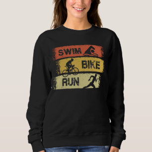 Triathlon - Swim Bike Run Sweatshirt