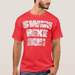 Triathlon Swim Bike Run Triathlete 28 5 T-Shirt