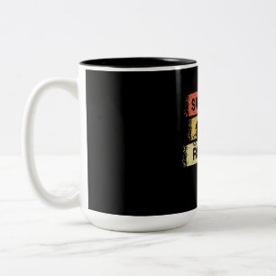 Triathlon - Swim Bike Run Two-Tone Coffee Mug