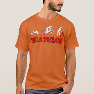 Triathlon swim bike run with handicap T-Shirt
