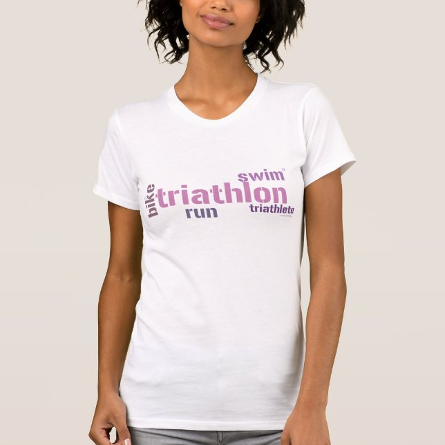 Triathlon Text T-Shirt (Front)