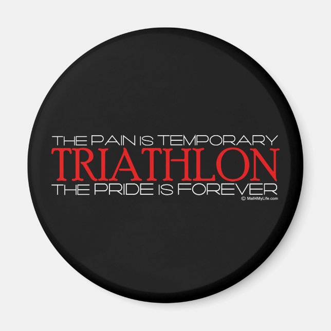 Triathlon – The Pride is Forever Magnet (Front)