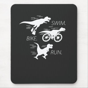 Triathlon Trex Mouse Pad
