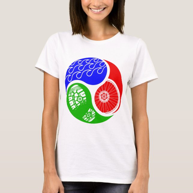 Triathlon TRI Yin Yang T-Shirt (Front)
