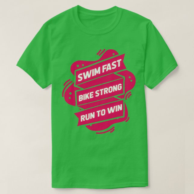 Triathlon Triathlete 24 T-Shirt (Design Front)