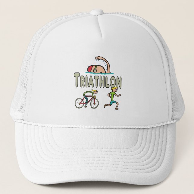 Triathlon Trucker Hat (Front)