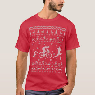 Triathlon Ugly Christmas Sweater Gifts For Women M
