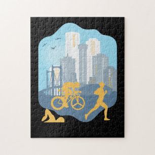 Triathlon, Urban, Lifestyle & city Jigsaw Puzzle