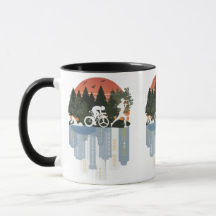 Triathlon, wonderful nature mug