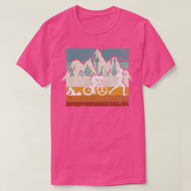 Triathlon wonderful nature T-Shirt (Design Front)