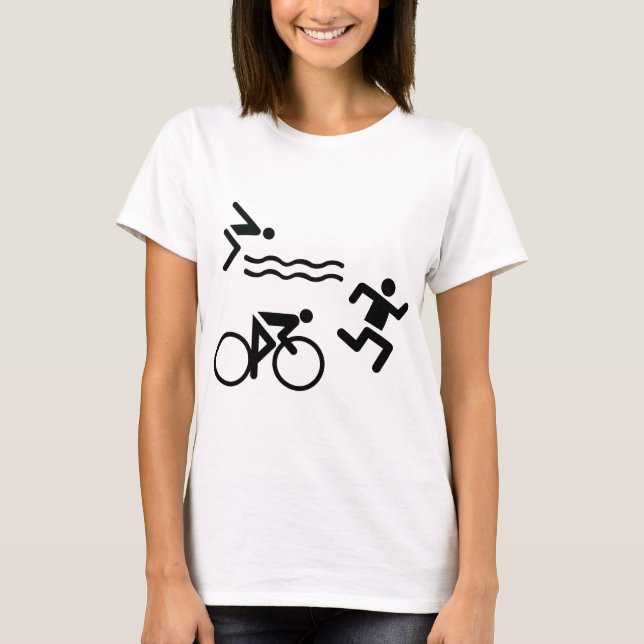 Triatholon - running swimming cycling T-Shirt (Front)