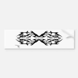 Tribal 1 bumper sticker