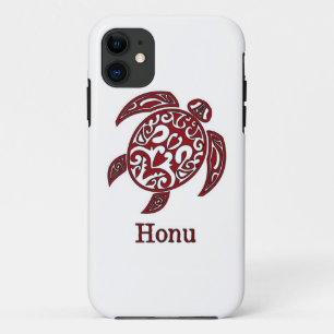 Tribal Abstract Hawaiian Sea Turtle in Red Case-Ma Case-Mate iPhone Case