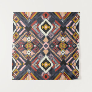 Tribal African Chevron Aztec Pattern Tapestry