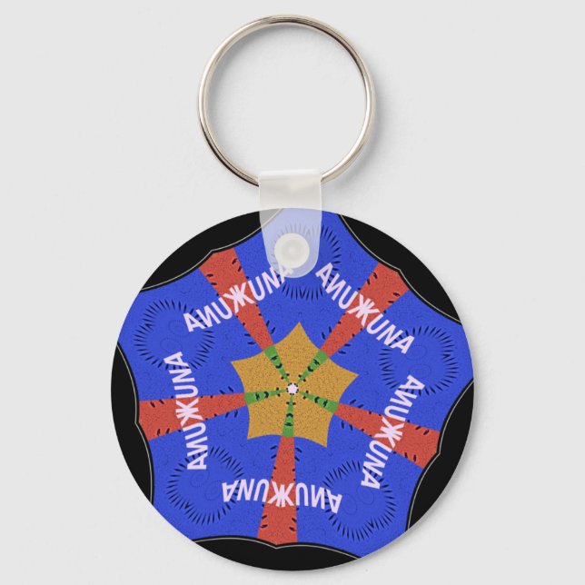 Tribal African Design: Hakuna Matata Key Ring (Front)