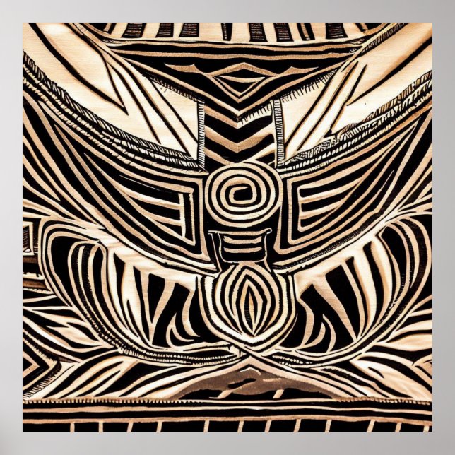 TRIBAL AFRICAN POSTER (Front)