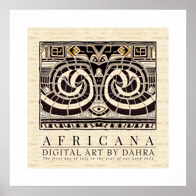 TRIBAL AFRICAN POSTER (Front)