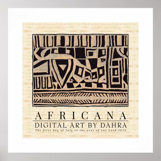 TRIBAL AFRICAN POSTER (Front)