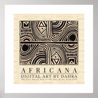 TRIBAL AFRICAN POSTER