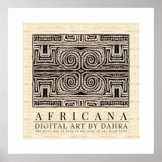 TRIBAL AFRICAN POSTER