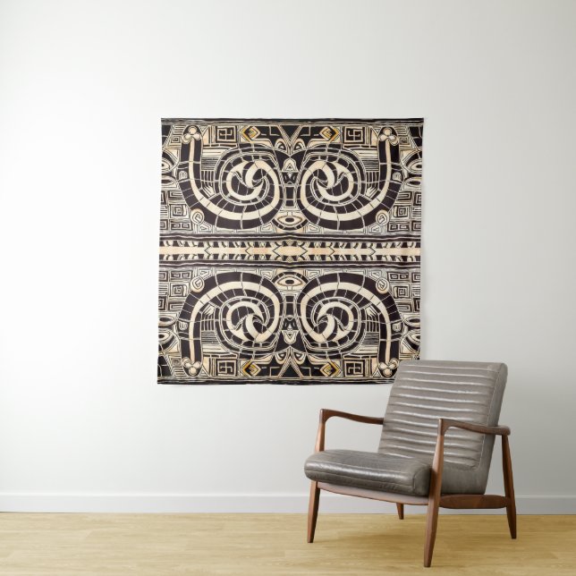TRIBAL AFRICAN TAPESTRY (In Situ)