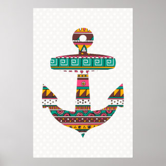 Tribal Anchor Poster