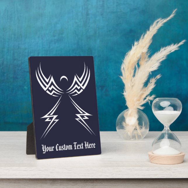 Tribal Angel custom colour plaque (Side)