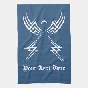 Tribal Angel custom kitchen towel