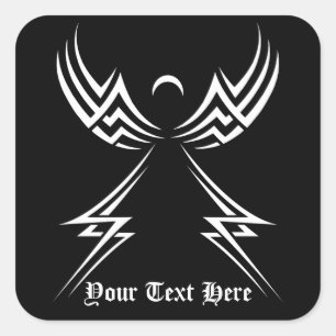 Tribal Angel custom stickers