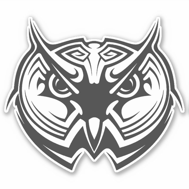 Tribal Animal Bird Owls (Front)