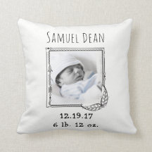 Tribal Arrow Boho Nursery Birth Announcement Photo