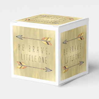Tribal Arrows Be Brave Baby Shower Favour Box