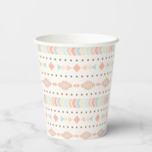Tribal Arrows Boho Party Paper cup