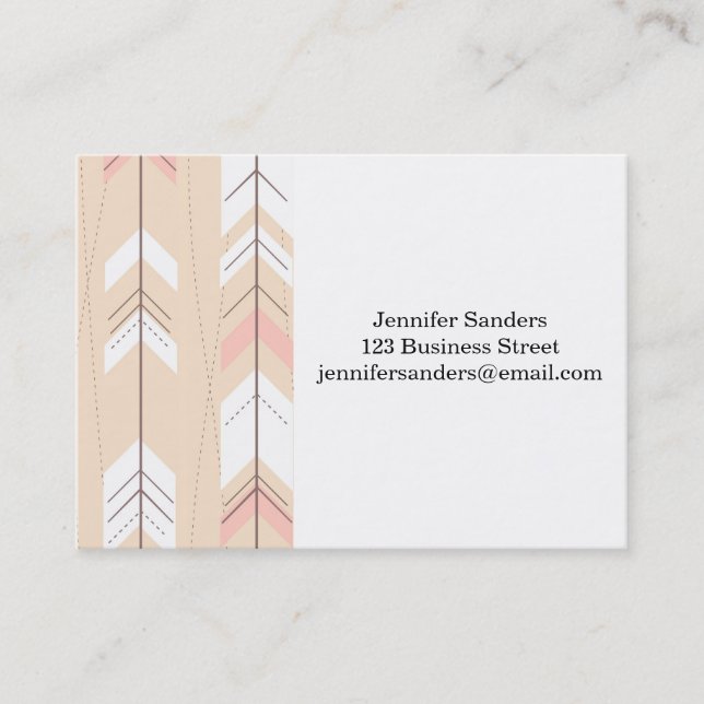 Tribal Arrows Business Card (Front)